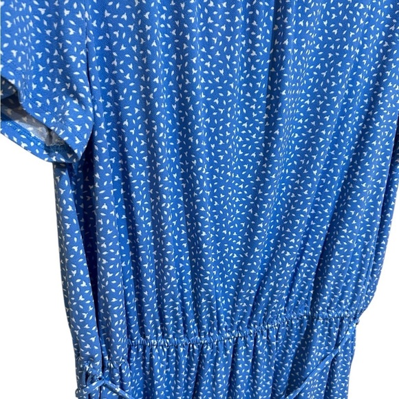 Banana Republic Blue White Midi Dress - Picture 3 of 4